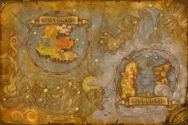 The Burning Crusade cosmic map.