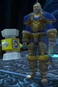 Uther's ghost in Icecrown Citadel.