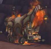 Meerah's Caravan aflame