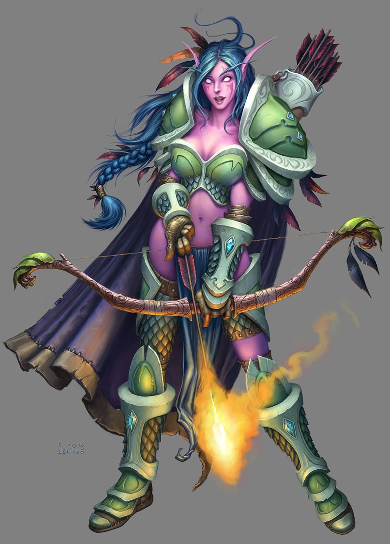 wow night elf classes