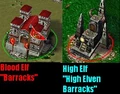 High elven/blood elven barracks.
