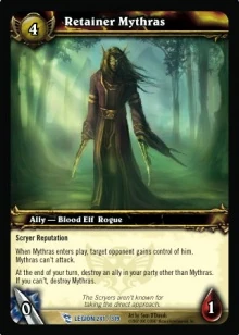 Retainer Mythras TCG Card