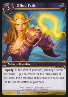 Blind Faith TCG Card