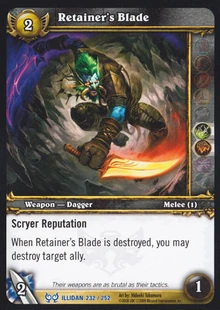 Retainer's Blade TCG Card