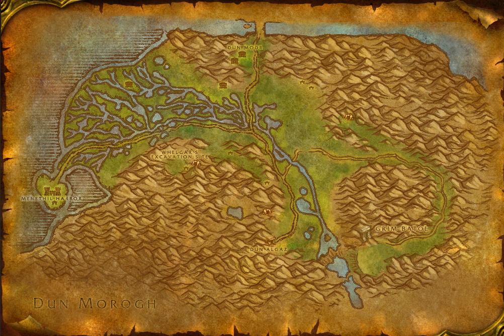 dun morogh map