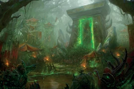 The Dark Portal in the Black Morass as seen in Chronicle Volume 2.