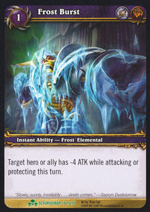 Frost Burst TCG Card