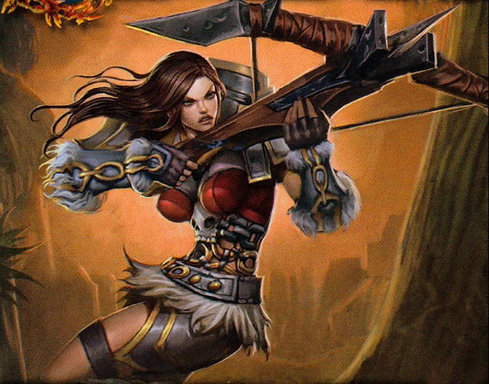 world of warcraft human hunter wallpaper