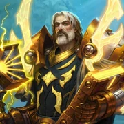 Lightforged Uther alternate hero.
