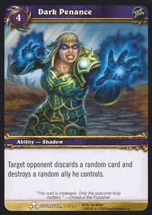 Dark Penance TCG Card