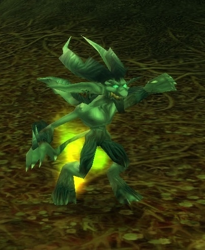 Impsy is a fel imp located north of the Emerald Sanctuary in Felwood. 