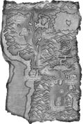 Map of a portion of Feralas