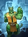 Saronite Tol'vir in Hearthstone.