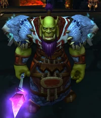 Sauranok the MysticTalk to the Skyway Peons and find evidence of Sauranok's treachery. Then kill him.