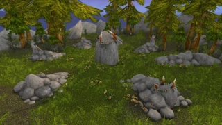 Thunderstrike Mountain's graveyard