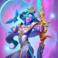 Love Guardian Tyrande alternate hero skin for the priest class.