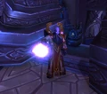 Velen as an eredar on Argus.