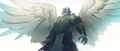 Uther transformado en un Ascendido.