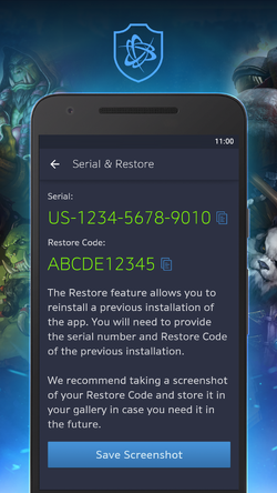 Blizzard Battle.net Mobile Authenticator for Windows Phone