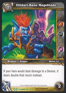Illidari-Bane Mageblade TCG Card