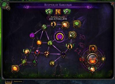 Scepter of Sargeras interface