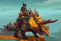 Cuernoatroz de cruzado, la montura exclusiva para los Zandalari paladines.