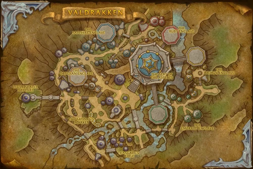 Valdrakken map