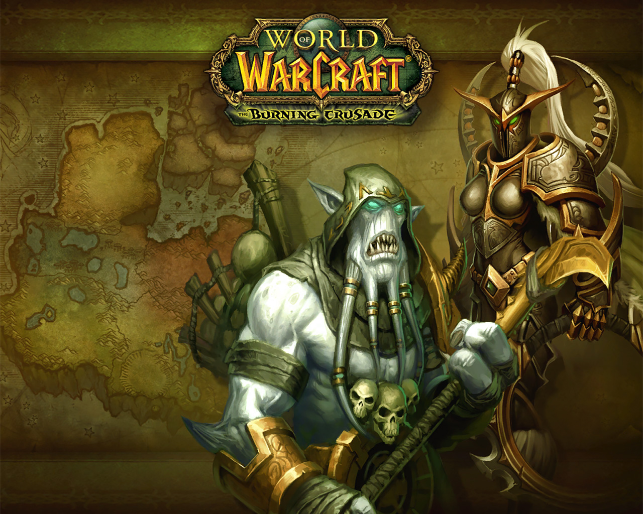 World of Warcraft Burning Crusade загрузочные экраны