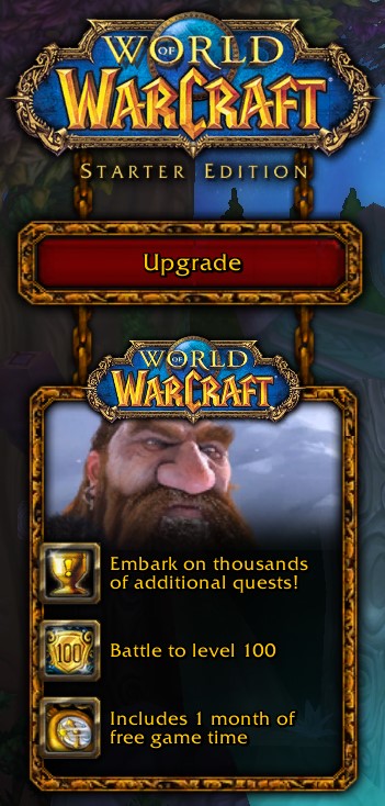 world of warcraft free trial account creation