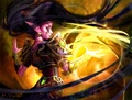 Aeshia Moonstreak, a night elf priestess.
