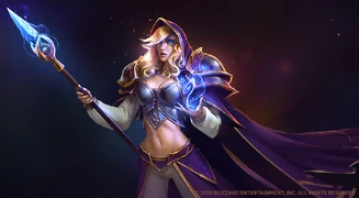 On a piece of promotional art.