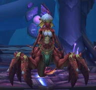 Naga centaur with a crustacean body