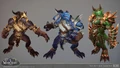 Drakonid models in Dragonflight.