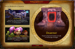 Draenor what's new