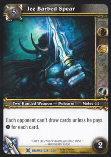 Ice Barbed Spear TCG Card