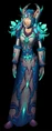 Blood elf female wearing Frostfire Regalia