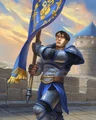 Alliance Bannerman in Hearthstone.
