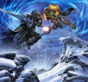 Scourgewar Icecrown expansion key art