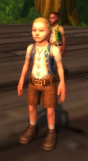 Renault Mograine as a child in .