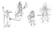 Blood elf concept arts