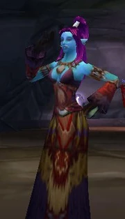 Troll mage wearing Robe of Departed Spirits.