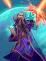 Antonidas in Hearthstone Mercenaries.
