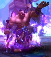Ner'zhul, channeling the power of the Void.