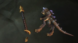 Broken Weapon and corpse of a Brimstone Lookout