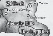 Map of Grizzly Hills in Lands of Mystery.