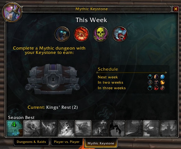 Mythic Keystone Leaderboards Now Available