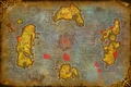 Rough illustration of closed zones and eventual future zones and instances (prior to Warlords of Draenor).