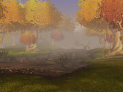 The blighted ground of the Dead Scar in the .