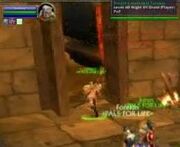 Leeroy on his way into the Rookery.