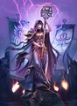 A priestess of C'Thun in Hearthstone.